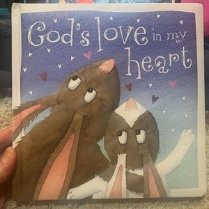 God’s Love in My Heart Children’s Christian Board Book Faith Kids Religious